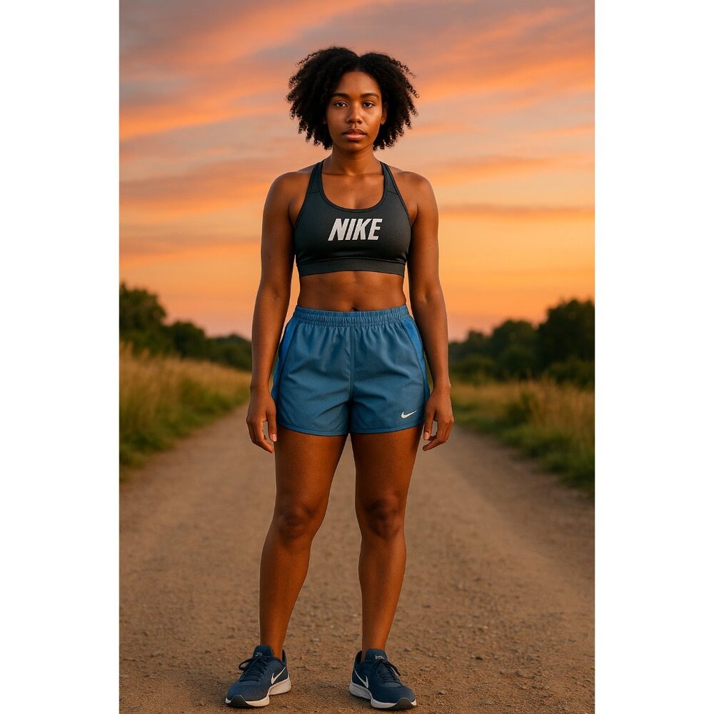 Nike Dri-FIT Tempo Running Shorts Women’s XL Blue 339866-496 Lined Athletic